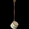 Online Maileg Metal ornament, Small drum - Mint