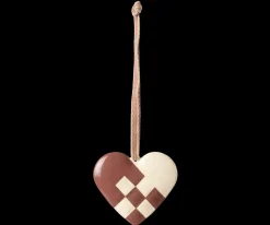 Shop Maileg Metal ornament, Small heart - Light purple