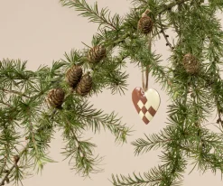Shop Maileg Metal ornament, Small heart - Light purple