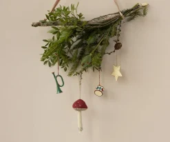 Best Sale Maileg Metal ornament, Trumpet - Dark green