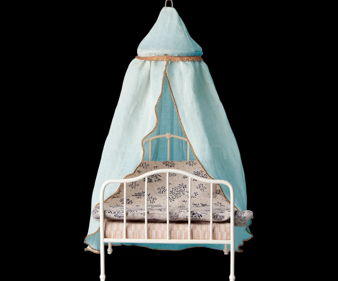 Cheap Maileg Miniature bed canopy - Mint
