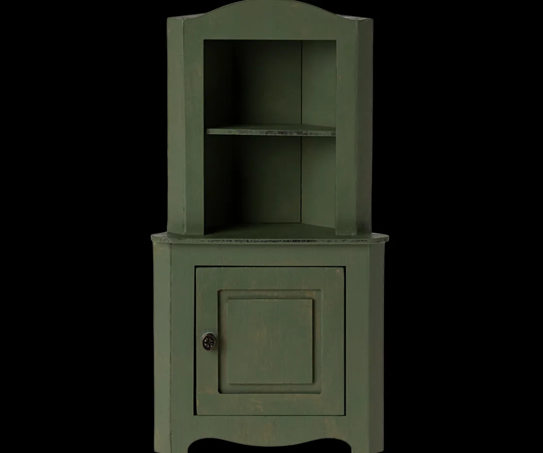 Flash Sale Maileg Miniature corner cabinet - Dark green