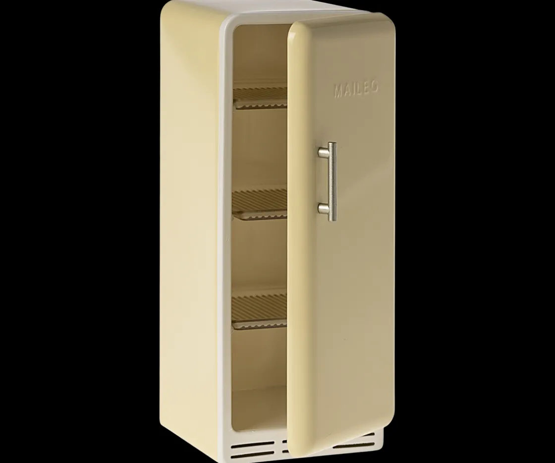 Hot Maileg Miniature fridge - Yellow