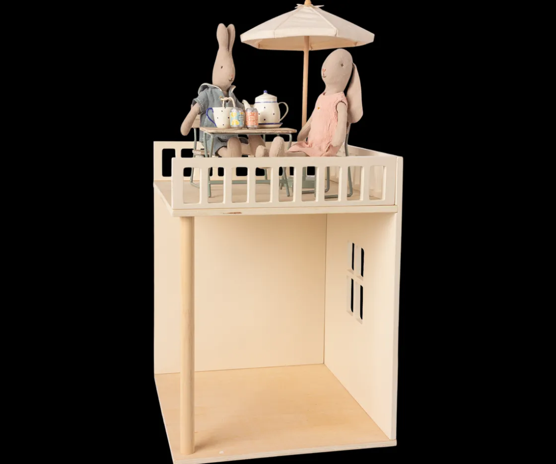 New Maileg Miniature garden set - Table with chair and bench