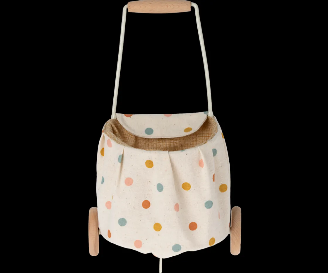 Hot Maileg Miniature trolley, Mini - Multi dots