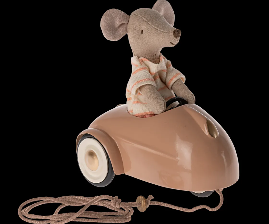Store Maileg Mouse car - Dark powder