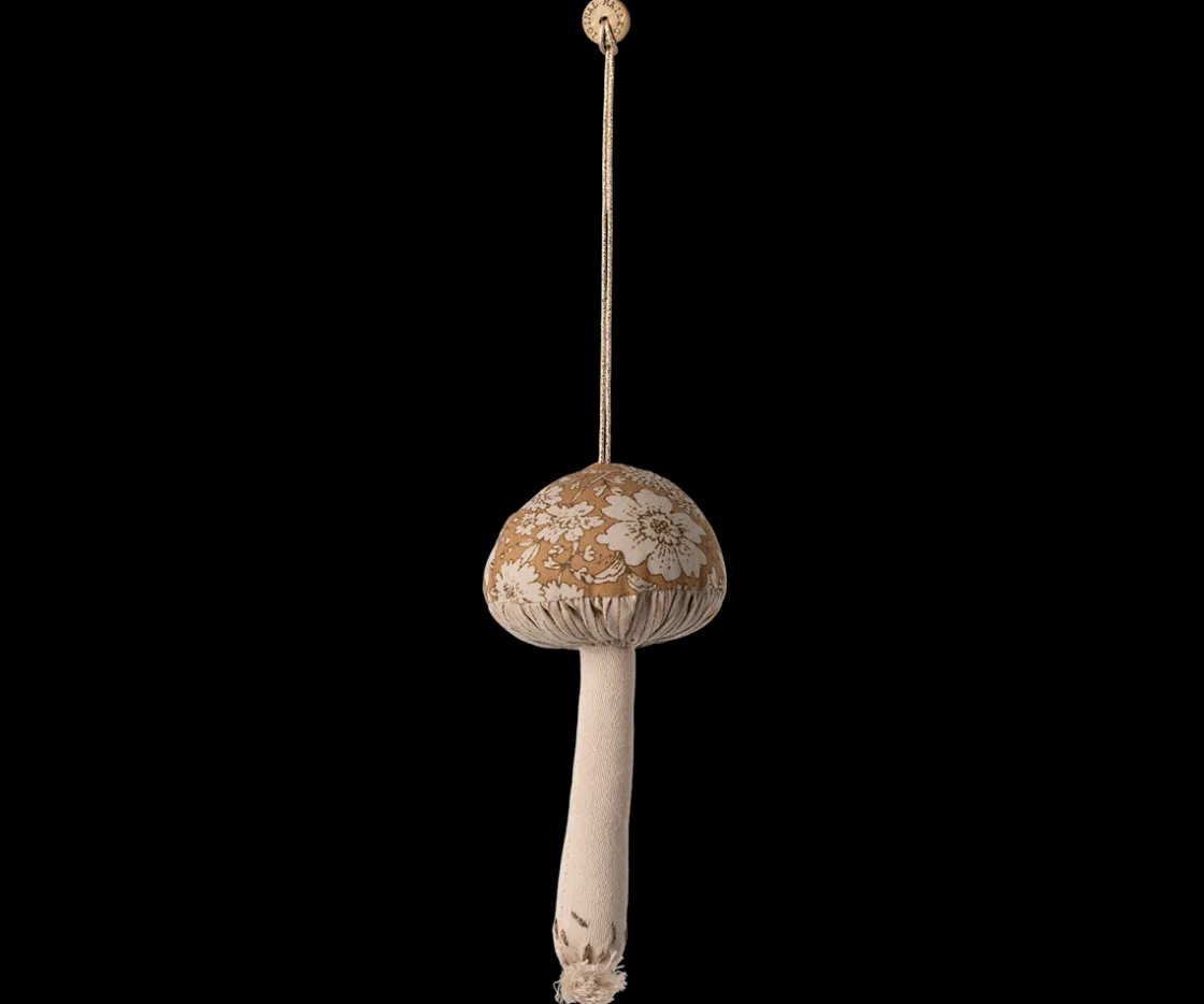 Fashion Maileg Mushroom ornament, Blossom - Ocher