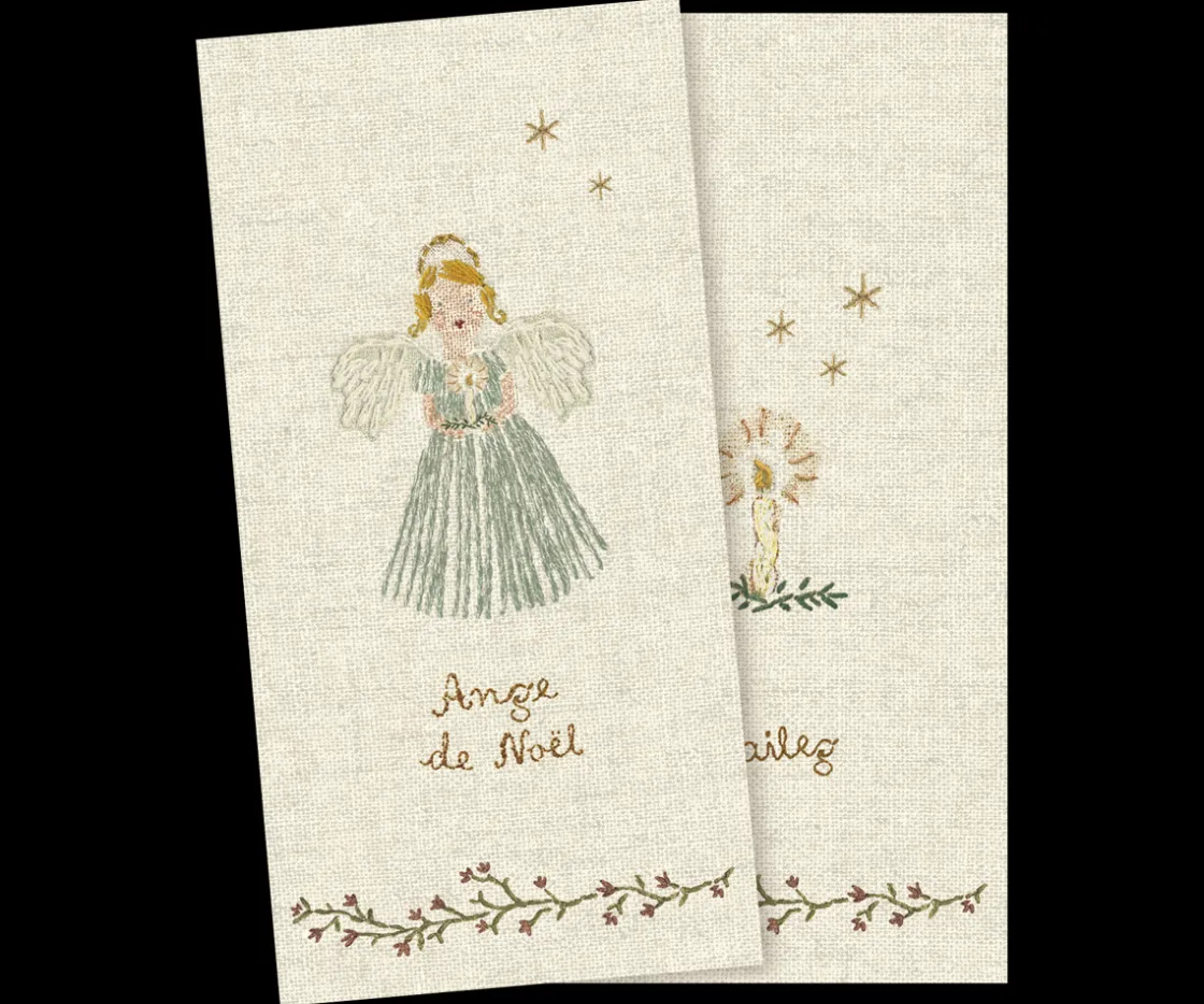Clearance Maileg Napkin, Angel, Blue - Small