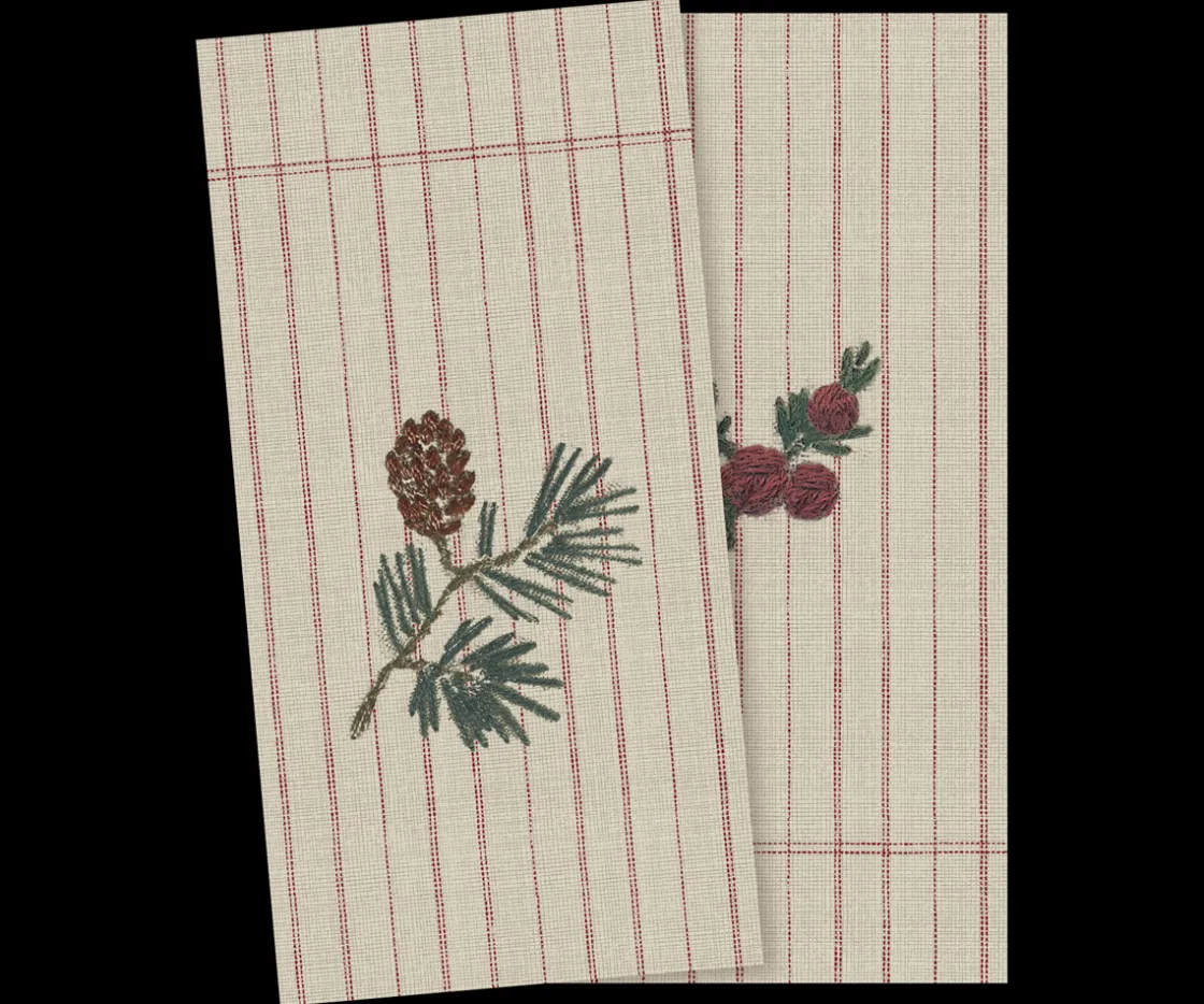 Best Sale Maileg Napkin, Brindille de noël - Small