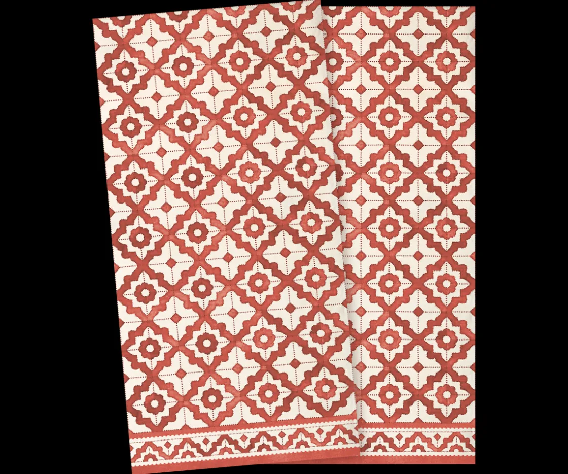 Cheap Maileg Napkin, Mosaic Small - Red