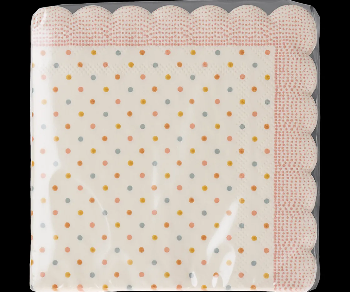 Flash Sale Maileg Napkin, Rose dots