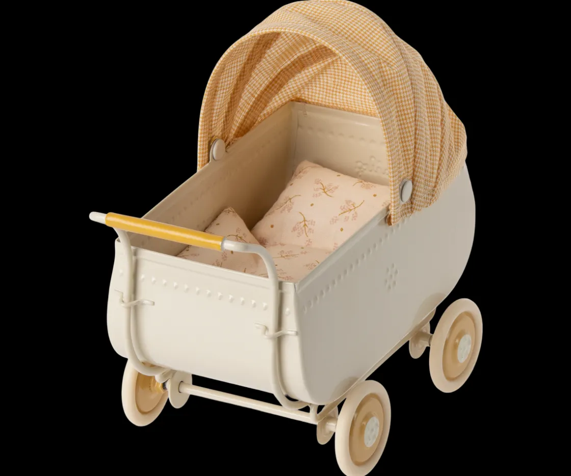 Best Sale Maileg Pram, Micro - Yellow