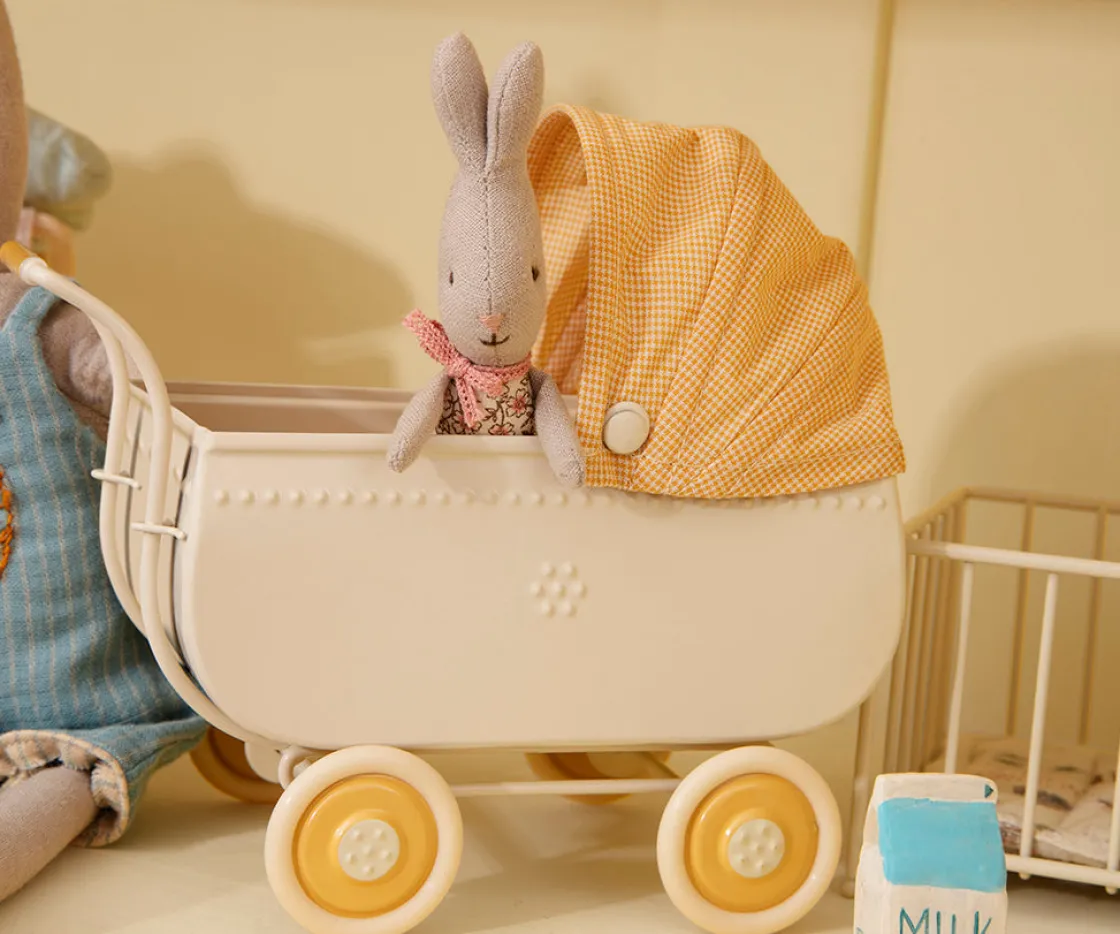 Best Sale Maileg Pram, Micro - Yellow