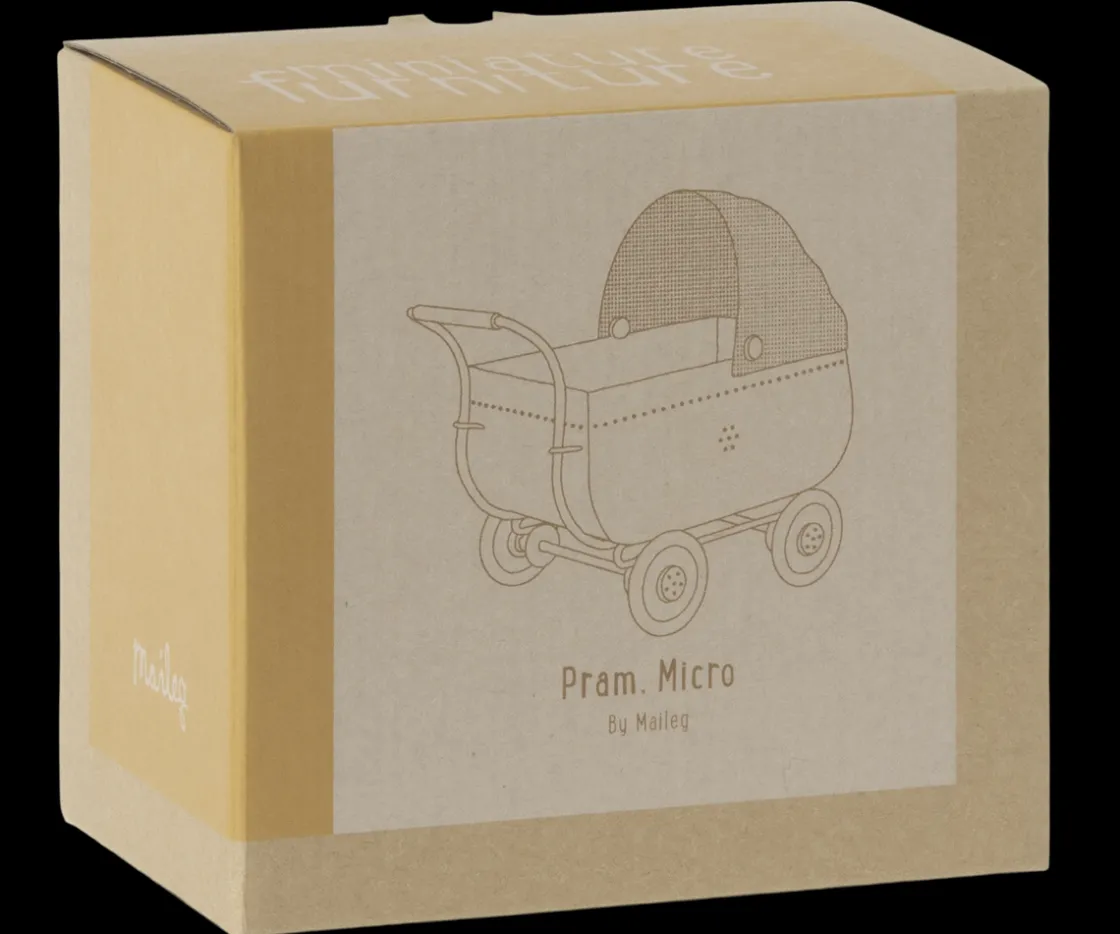 Best Sale Maileg Pram, Micro - Yellow