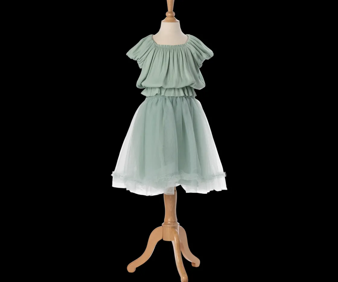 Store Maileg Princess tulle skirt, 6-8 years - Mint