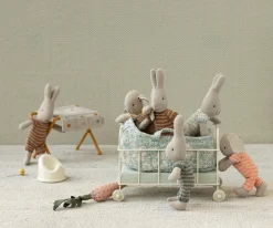 Cheap Maileg Rabbit, Micro - Blue/Sand