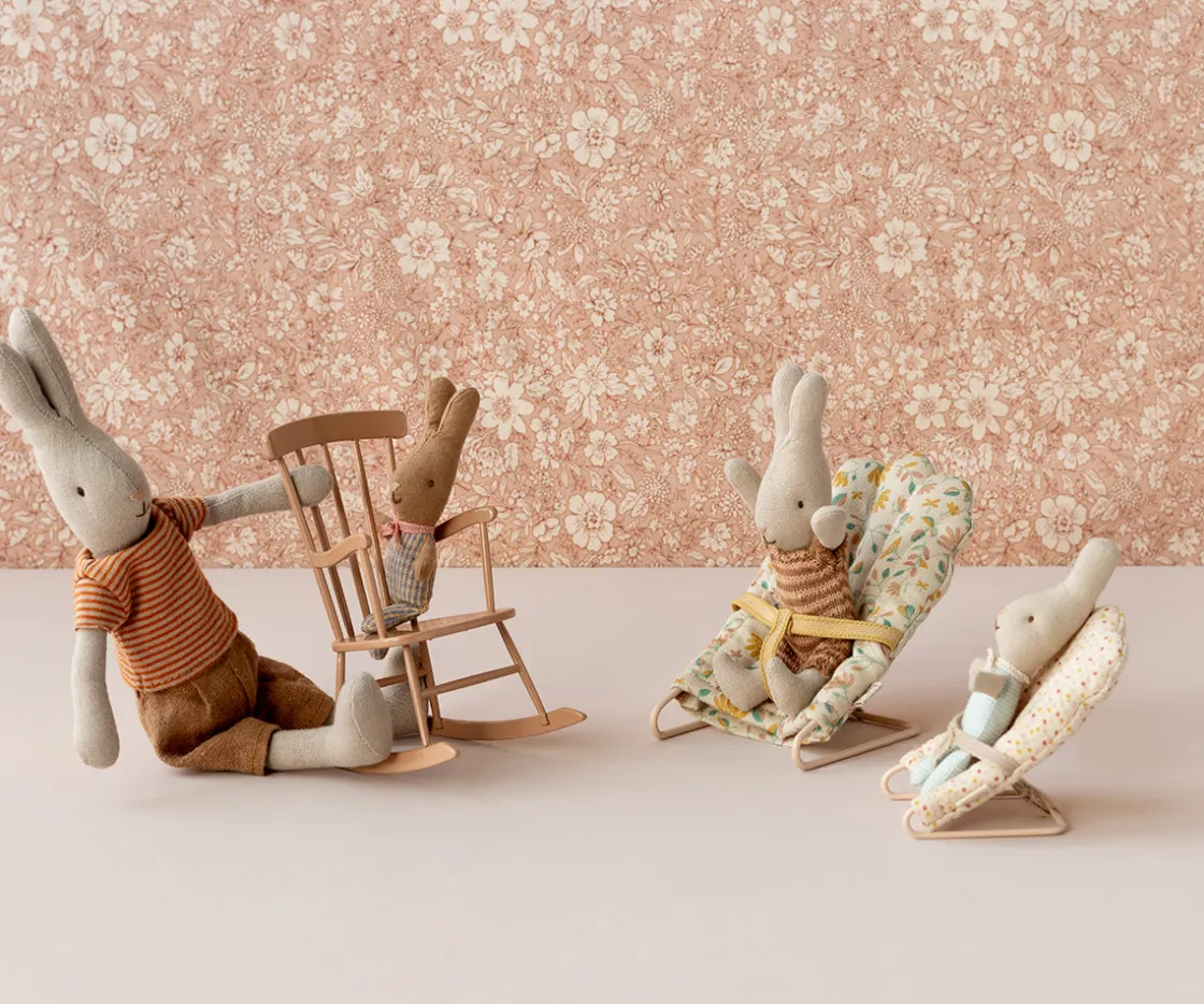 Online Maileg Rabbit, Micro - Marron/Dark powder