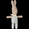 New Maileg Rabbit, My - Light blue check