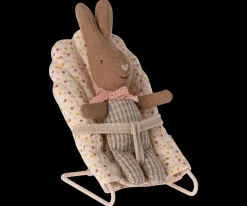 Best Maileg Rabbit, My - Rose/Blue check
