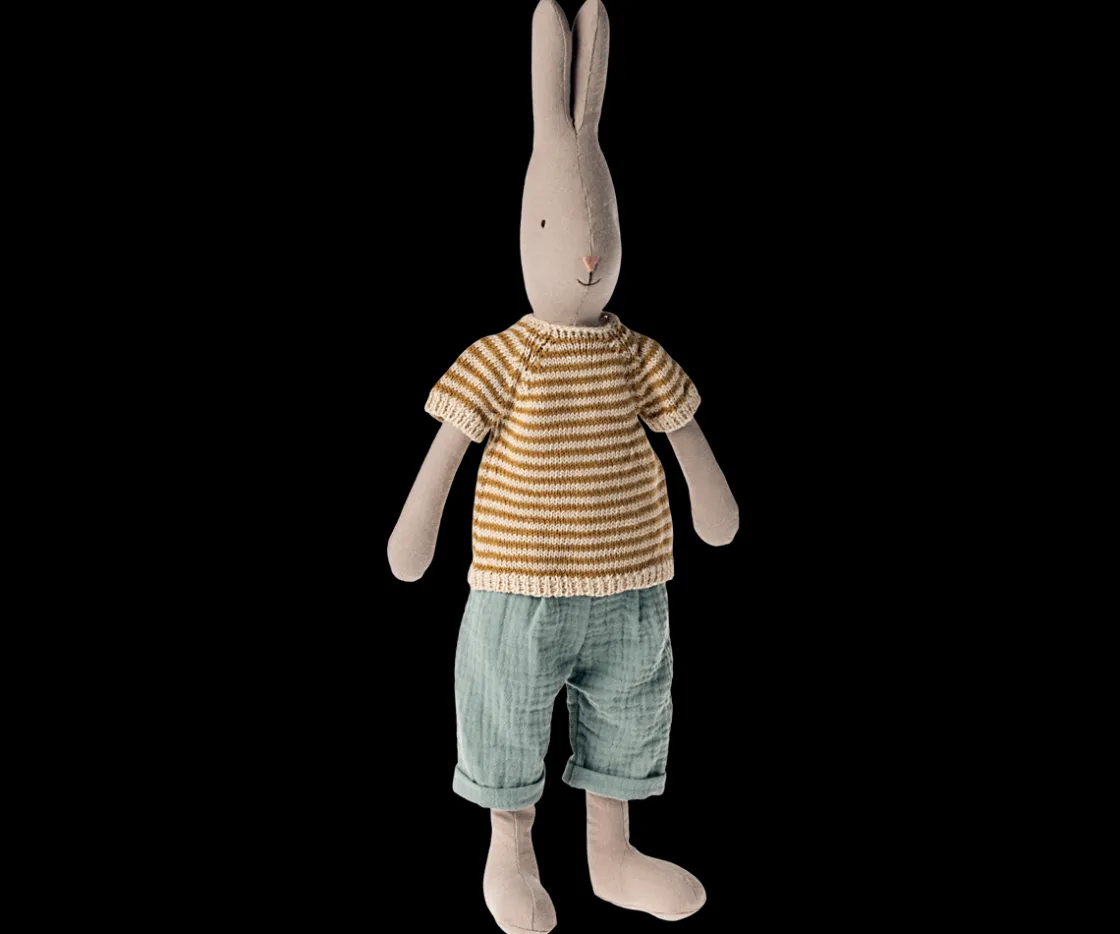 Discount Maileg Rabbit size 3, Classic - Knitted shirt and pants