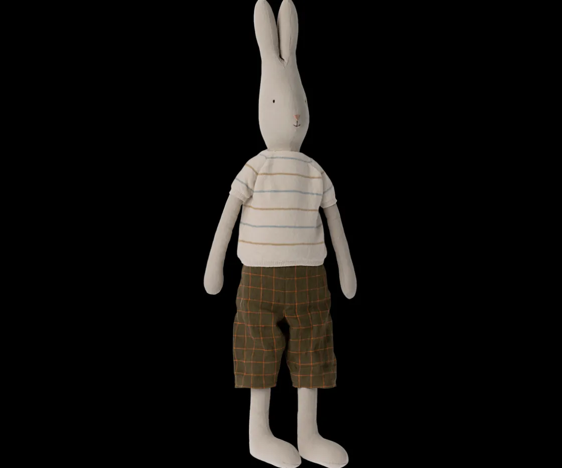 Sale Maileg Rabbit size 5, Pants and knitted sweater