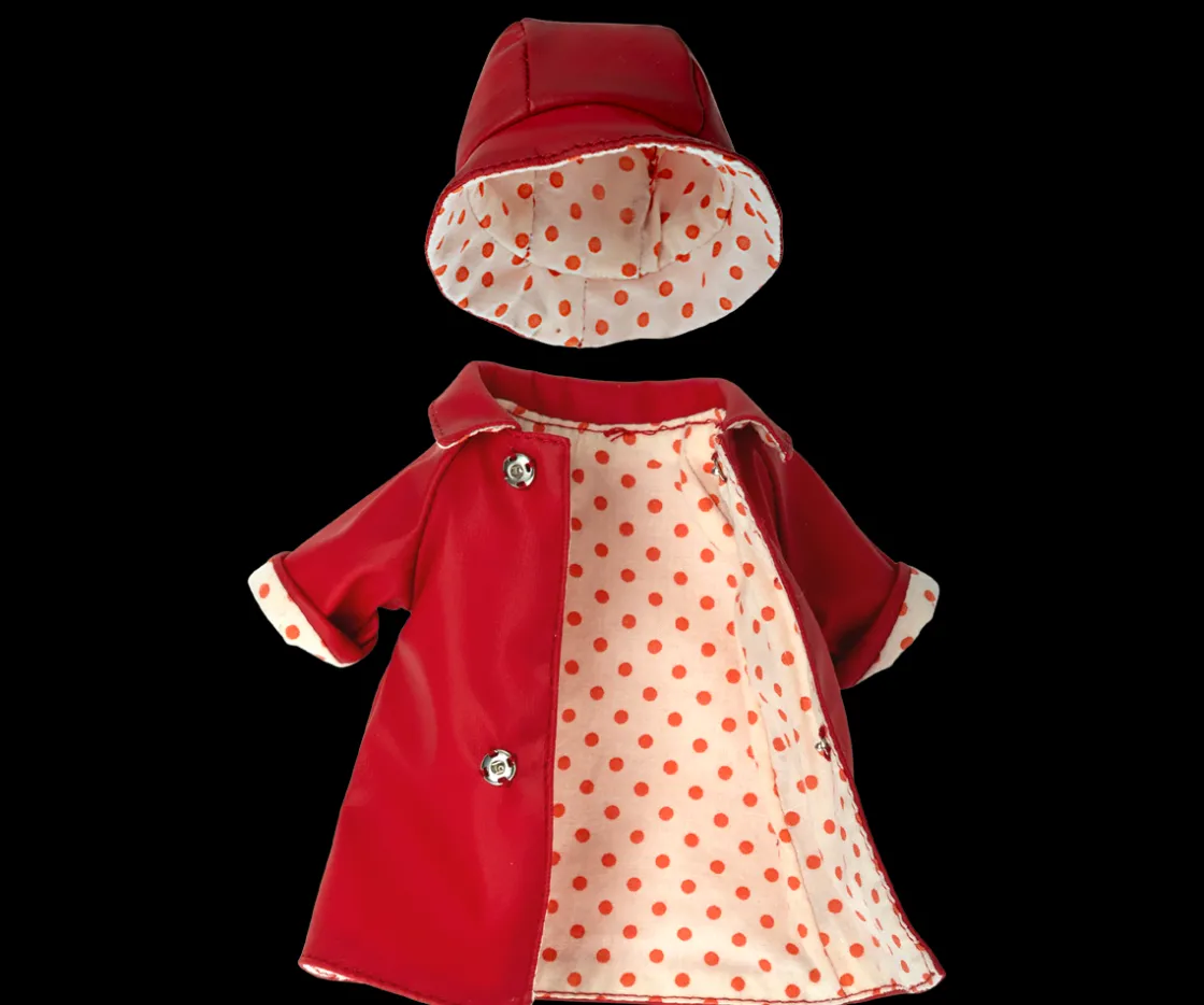 Discount Maileg Rain coat w. hat, Teddy mum