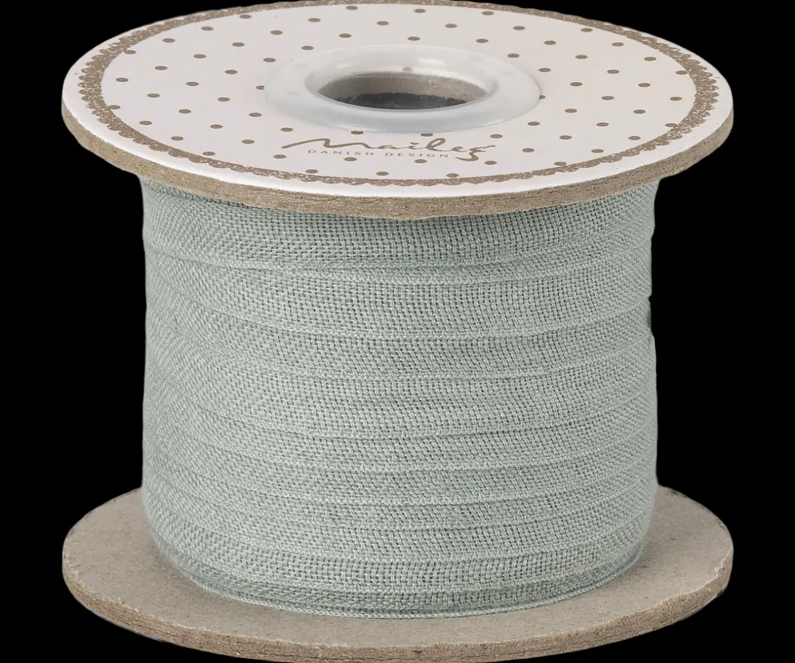 Cheap Maileg Ribbon, 25 m - Dark mint