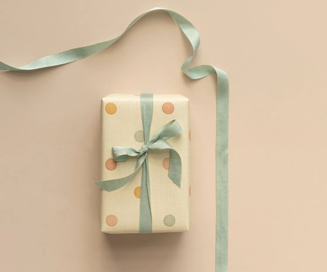 Best Maileg Ribbon, W: 13 mm x L: 10 m - Dusty mint