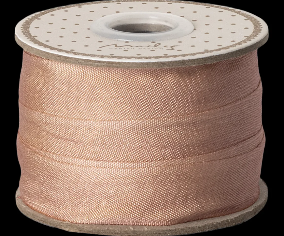 Clearance Maileg Ribbon, W: 18 mm x L: 10 m - Peach rose