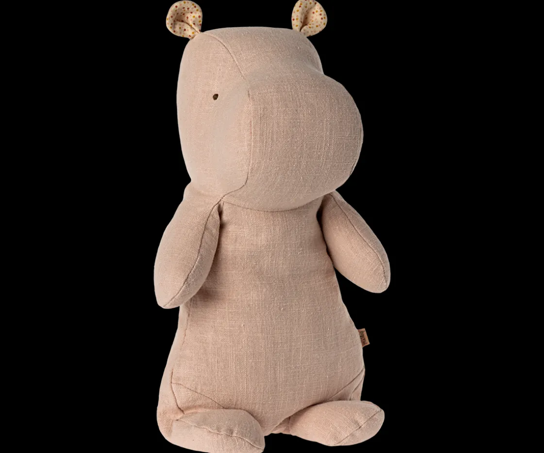 New Maileg Safari friends, Medium hippo - Light rose