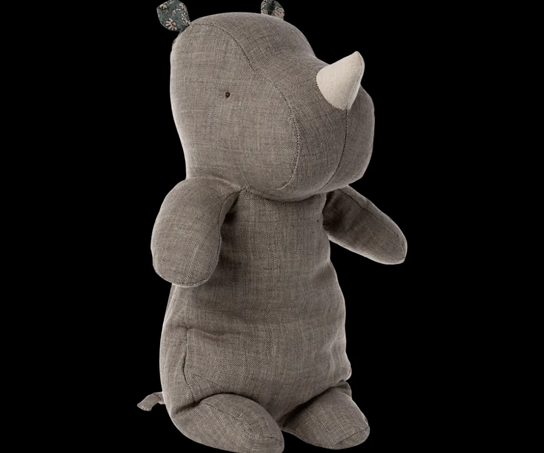 Clearance Maileg Safari friends, Rhino, Medium - Dark grey