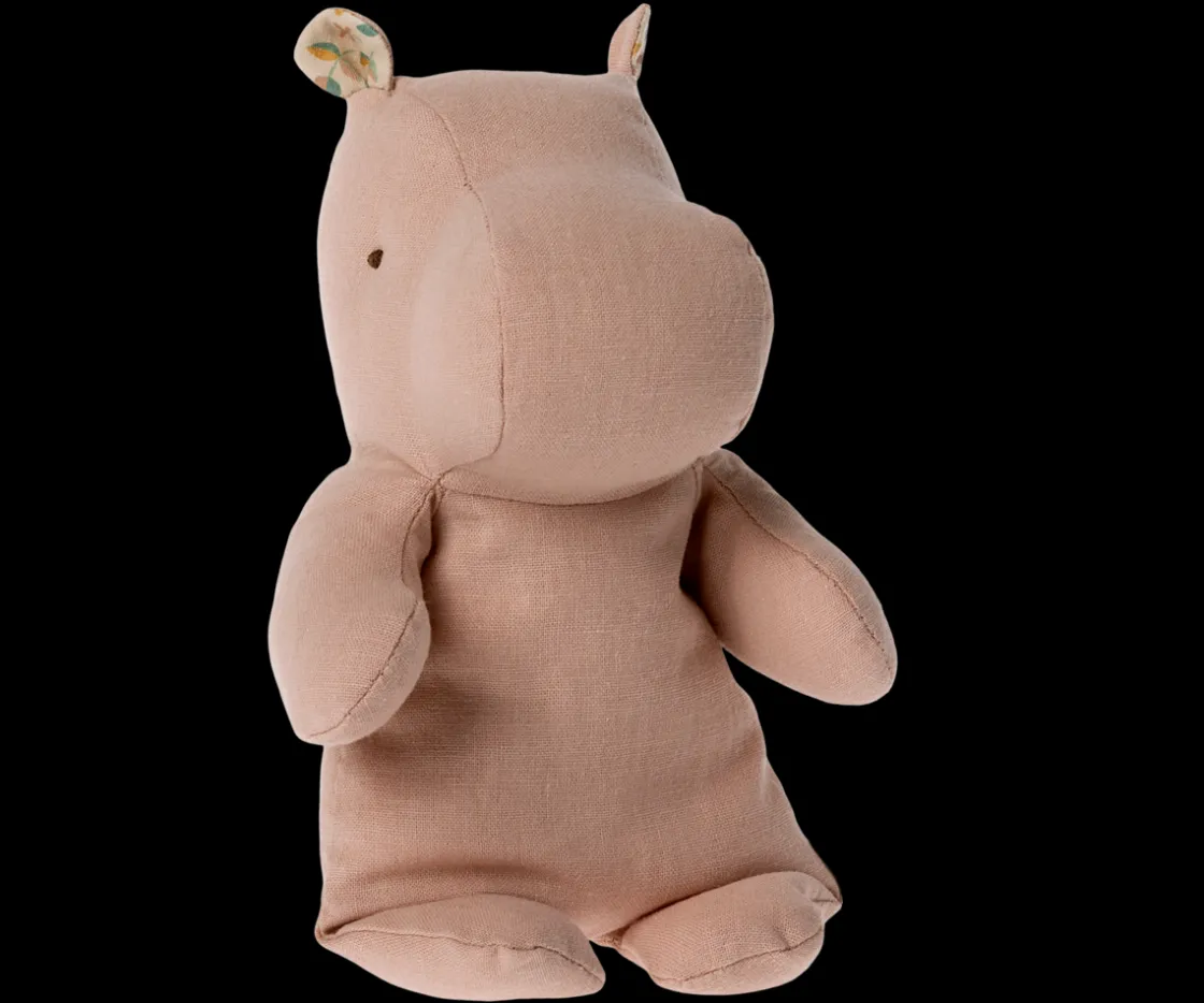 Shop Maileg Safari friends, Small hippo - Soft rose