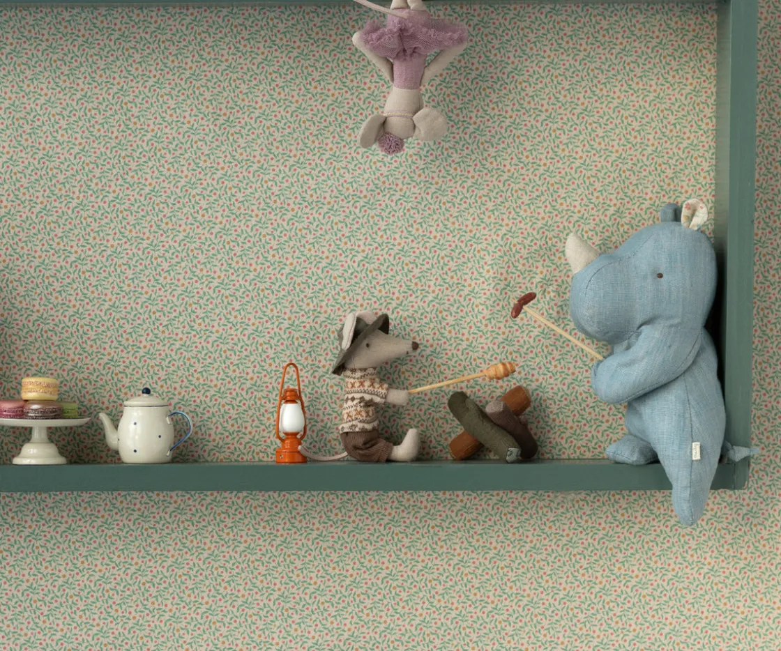 New Maileg Safari friends, Small rhino - Blue/Sand