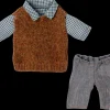 Best Maileg Shirt, slipover and pants, Teddy dad