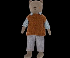 Best Maileg Shirt, slipover and pants, Teddy dad