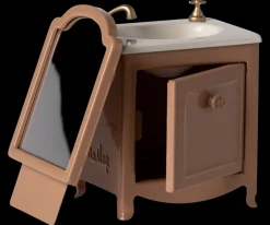 Best Sale Maileg Sink dresser, Mouse - Dark Powder