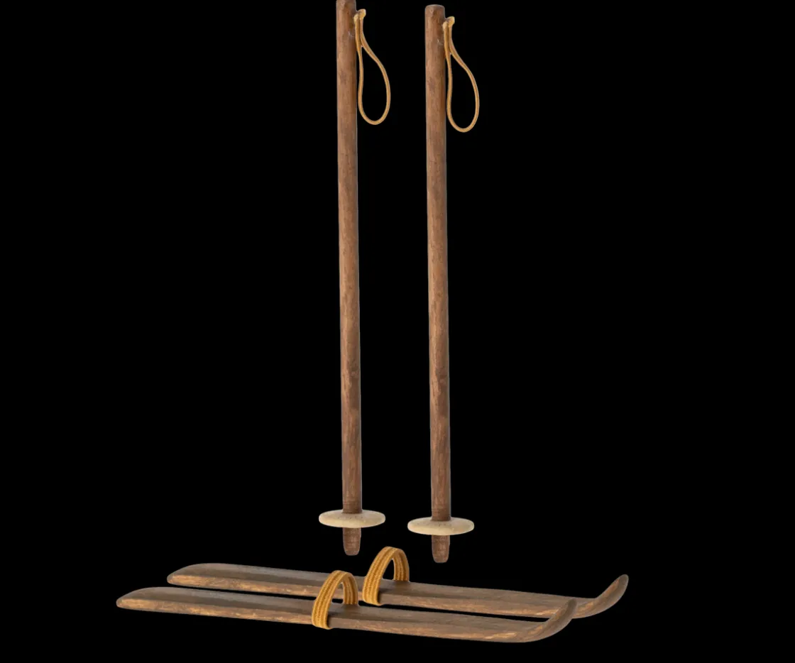 Outlet Maileg Ski and ski poles, Mum & Dad mouse