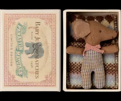 Cheap Maileg Sleepy wakey baby mouse in matchbox - Rose
