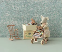 Cheap Maileg Sleepy wakey baby mouse in matchbox - Rose