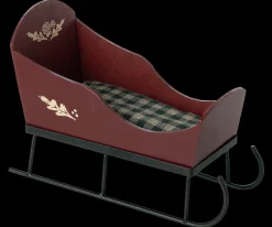 Outlet Maileg Sleigh, Mini - Red