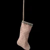 New Maileg Stocking ornament, Checker - Sand