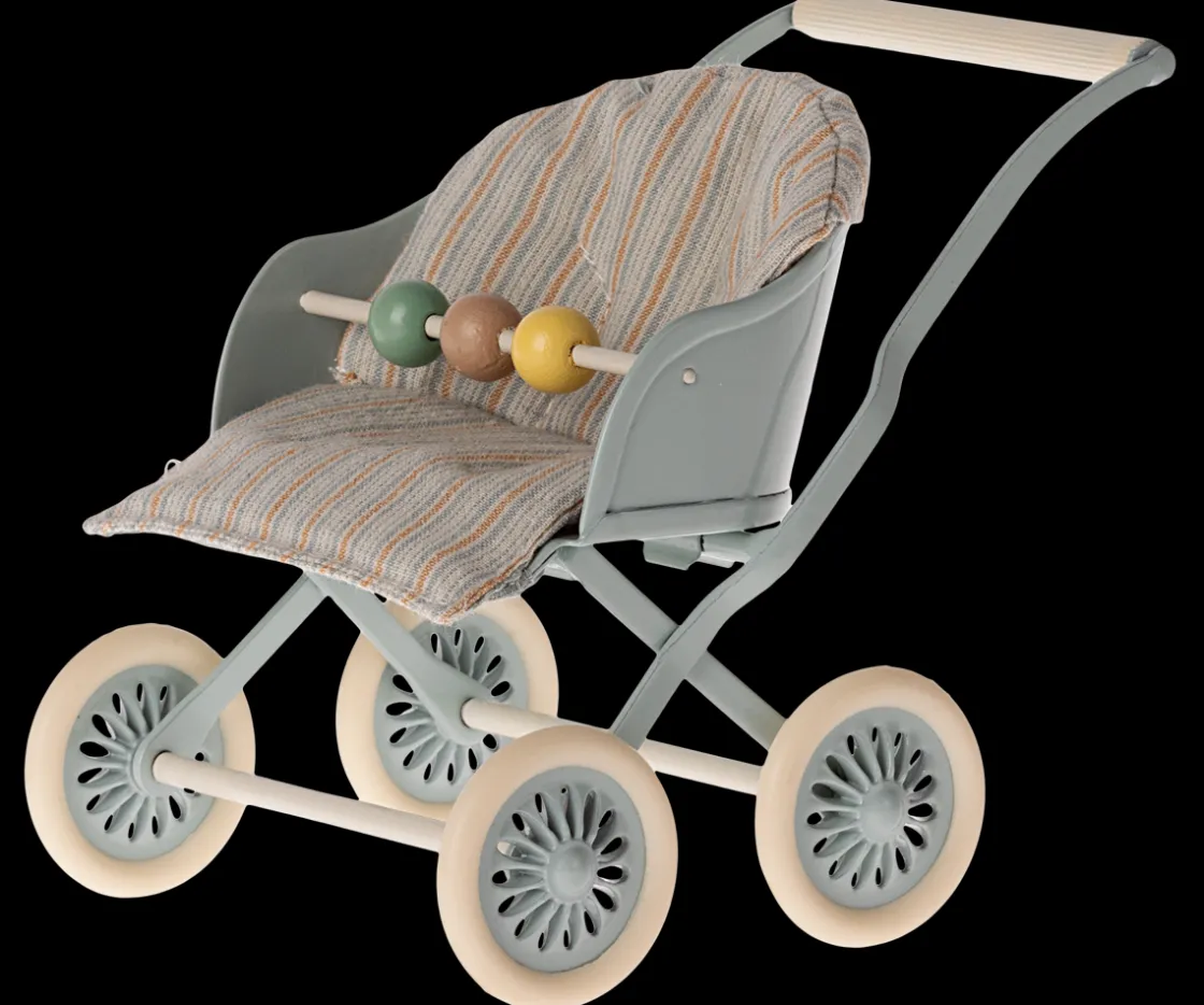 Best Sale Maileg Stroller, Baby - Blue