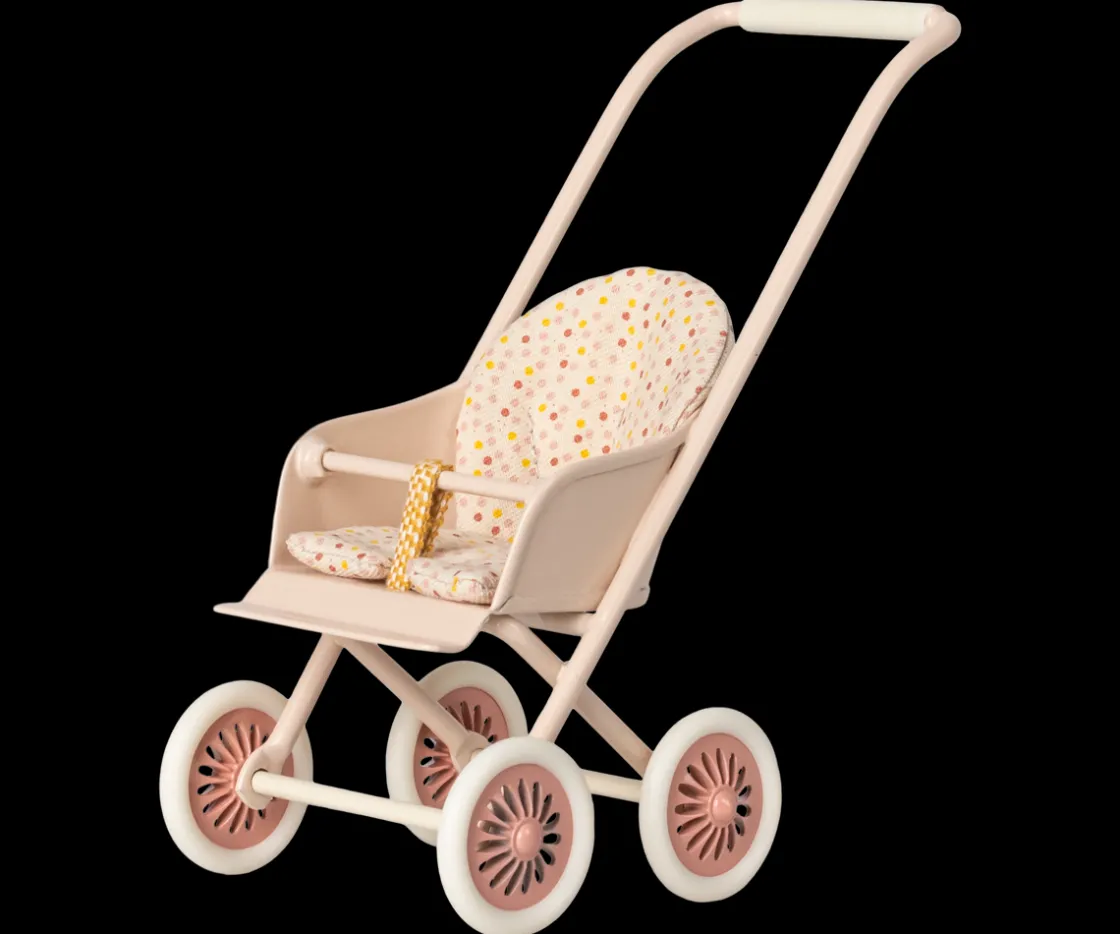 New Maileg Stroller, Micro - Powder