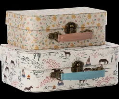 Cheap Maileg Suitcases with fabric, 2 pcs. Set