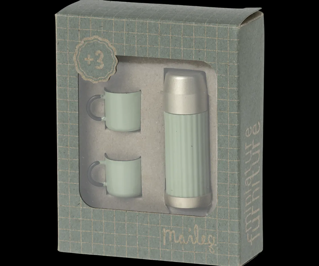 Store Maileg Thermos and cups - Mint
