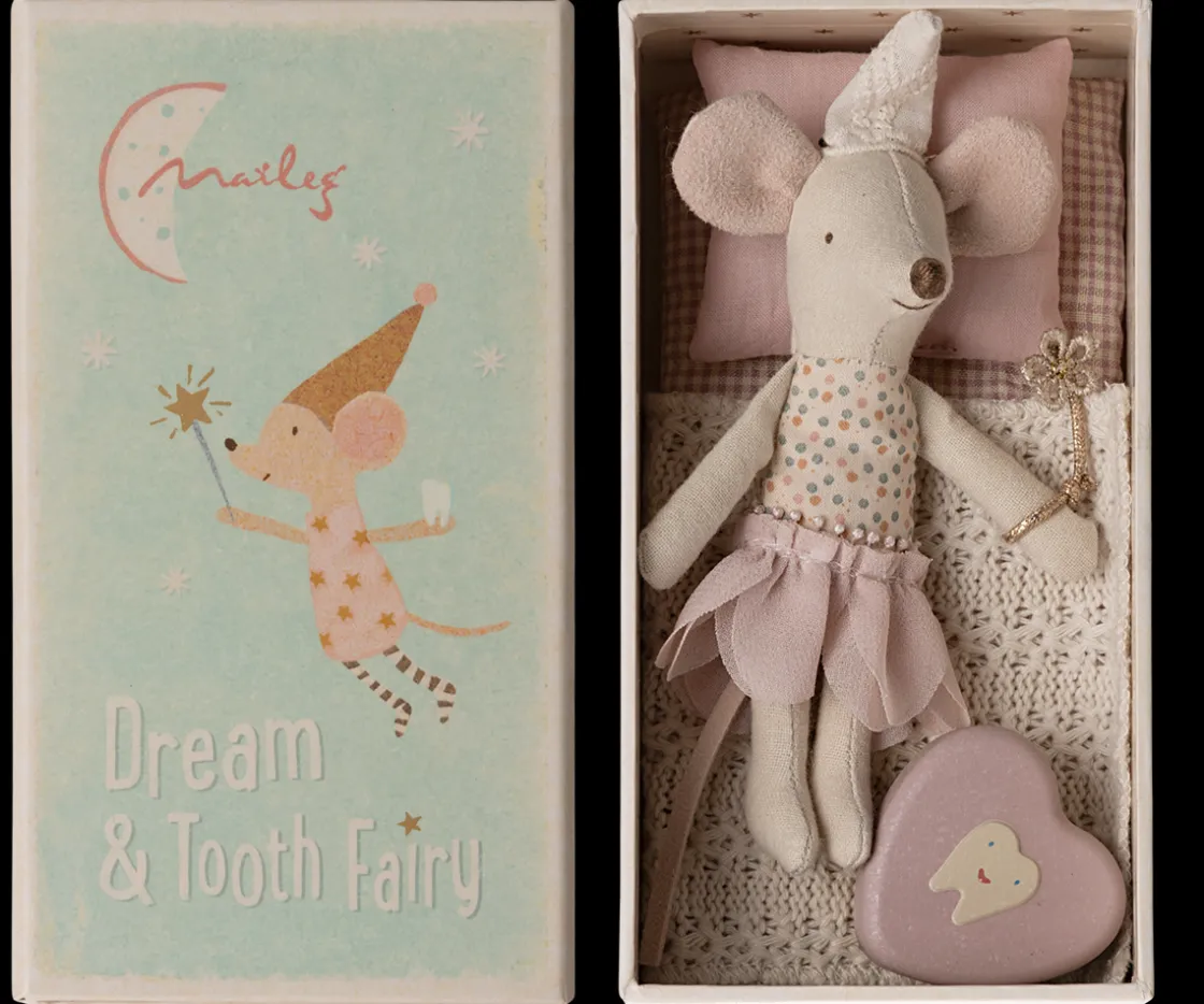Cheap Maileg Tooth fairy mouse, Little sister in matchbox