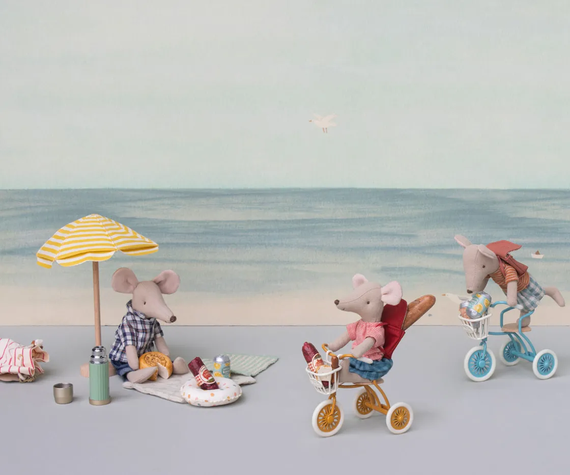 Store Maileg Tricycle basket, Mouse