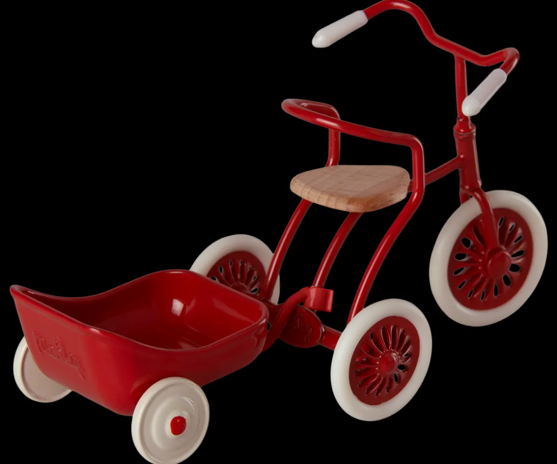 Shop Maileg Tricycle hanger, Mouse - Red