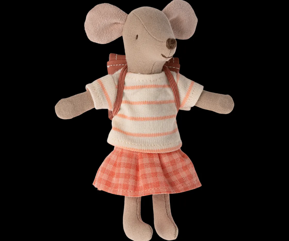 Shop Maileg Tricycle mouse, Big sister - Coral