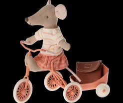 Shop Maileg Tricycle mouse, Big sister - Coral